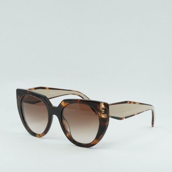 💯 NEW PRADA PR14WS 01R0A6 CARAMEL TORTOISE/BROWN GRADIENT SUNGLASSES - Picture 2 of 9